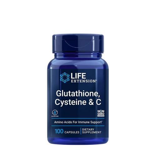 Life Extension Glutathione, Cysteine & C  (100 veg.Kapseln)