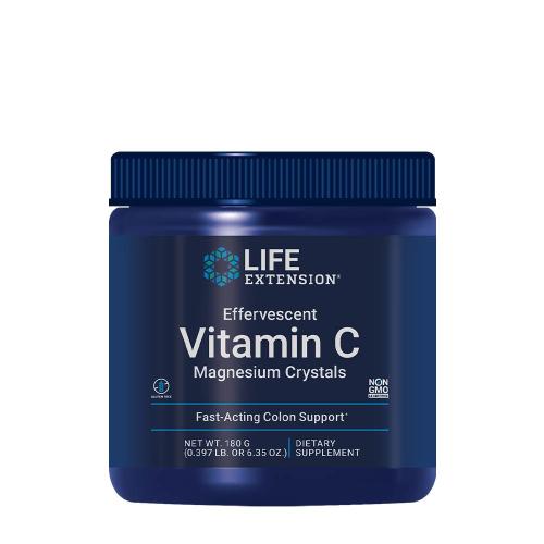 Life Extension Effervescent Vitamin C Magnesium Crystals (180 g)