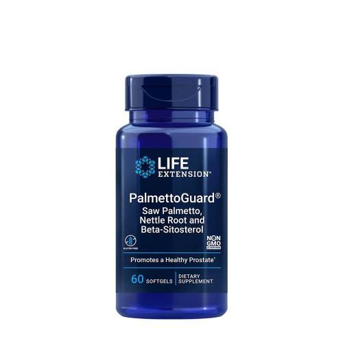 Life Extension PalmettoGuard Saw Palmetto, Nettle Root and Beta-Sitosterol (60 Weichkapseln)