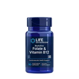  Life Extension BioActive Folate & Vitamin B12 (90 veg.Kapseln)