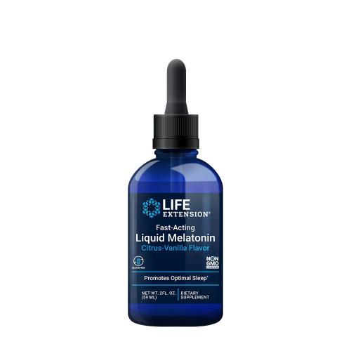 Life Extension Fast-Acting Liquid Melatonin (Citrus-Vanilla) (59 ml, Zitrus-Vanille)