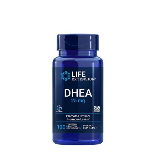Life Extension DHEA 25 mg - Dissolve-in-mouth tablets  (100 Tabletten)