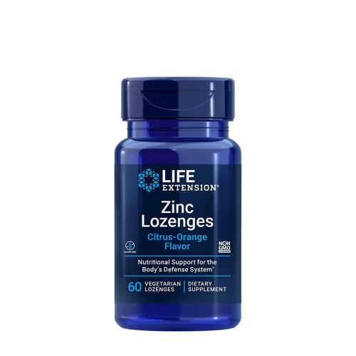 Life Extension Zinc Lozenges (Citrus-Orange Flavor) (60Lutschtabletten)
