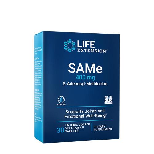 Life Extension SAMe 400 mg (S-Adenosyl-Methionine) (30 Tabletten)