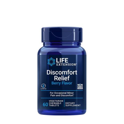 Life Extension Discomfort Relief (Berry Flavor) (60 Kautabletten)