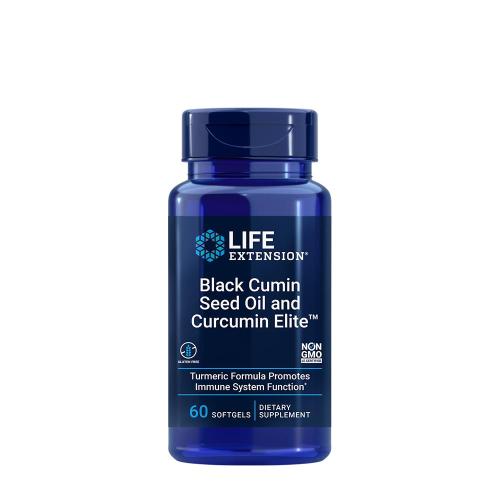 Life Extension Black Cumin Seed Oil and Curcumin Elite™ (60 Weichkapseln)