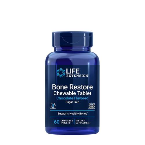 Life Extension Bone Restore Chewable Tablets (Chocolate) (60 Kautabletten)