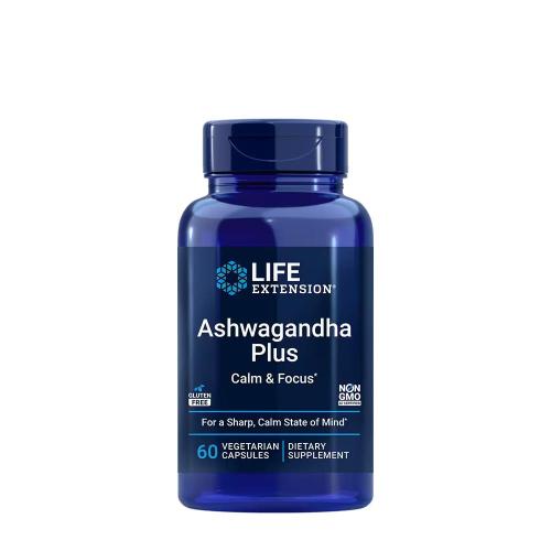 Life Extension Ashwagandha Plus Calm & Focus (60 veg.Kapseln)