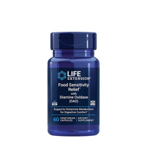 Life Extension Food Sensitivity Relief with Diamine Oxidase (DAO) (60 Kapseln)