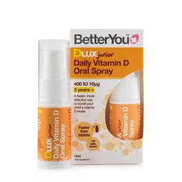   BetterYou Dlux Vitamin D 400 IE Mundspray für Kinder (15 ml)