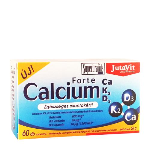 JutaVit Calcium Forte + Ca/K2/D3 Tablette (60 Tabletten)