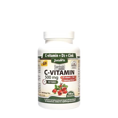 JutaVit Vitamin C 500 mg + D3 + Zink Tablette (100 Tabletten)