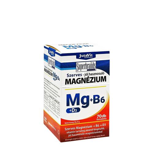 JutaVit Organisches Magnesium + B6 + D3 Tablette (70 Tabletten)