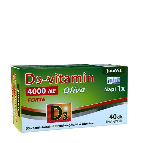 JutaVit Vitamin D3 4000 IU Forte (40 Weichkapseln)