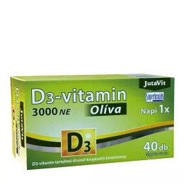 JutaVit Vitamin D3 3000 IU (Olive) (40 Weichkapseln)