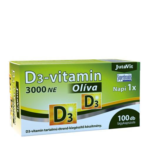 JutaVit Vitamin D3 3000 IU (Olive) (100 Weichkapseln)