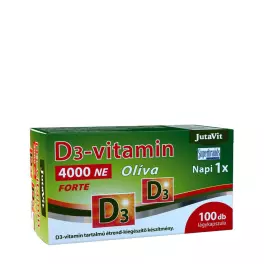 JutaVit Vitamin D3 4000 IU Olive Forte (100 Weichkapseln)