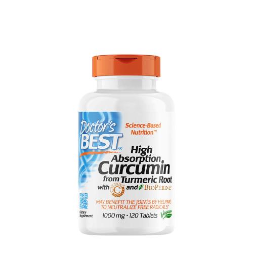 Doctor's Best High Abs. Curcumin From Turmeric Root + C3  (120 Tabletten)