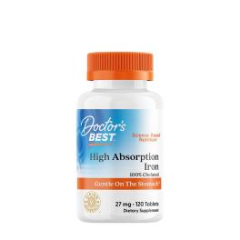   Doctor's Best High Absorption Iron 27 mg (120 Tabletten)