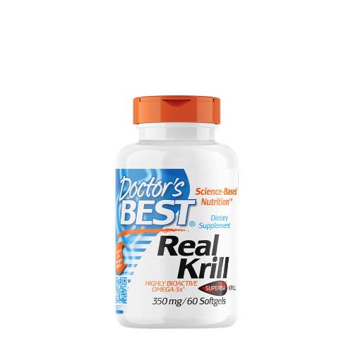 Doctor's Best Real Krill 350 mg (60 Weichkapseln)