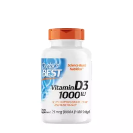 Doctor's Best Vitamin D3 1000 IU (180 Weichkapseln)