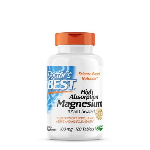 Doctor's Best High Absorption Magnesium 100 mg (120 Tabletten)