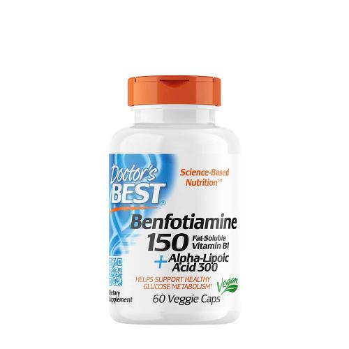 Benfotiamine 150 + Alpha-Lipoic Acid 300 (60 veg.Kapseln)