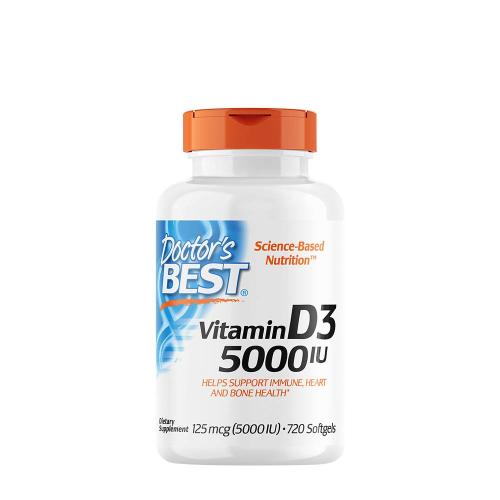 Doctor's Best Vitamin D3 5000 IU (720 Weichkapseln)