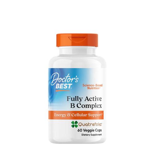 Doctor's Best Fully Active B Complex with Quatrefolic (60 Kapseln)