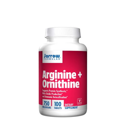 Jarrow Formulas Arginine + Ornithine 750 mg (100 Tabletten)