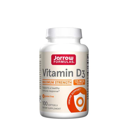 Jarrow Formulas Vitamin D3 5000 IU  (100 Weichkapseln)