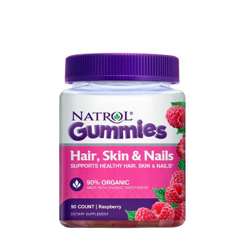 Natrol Hair, Skin & Nails (90 Gummibonbons, Himbeere)