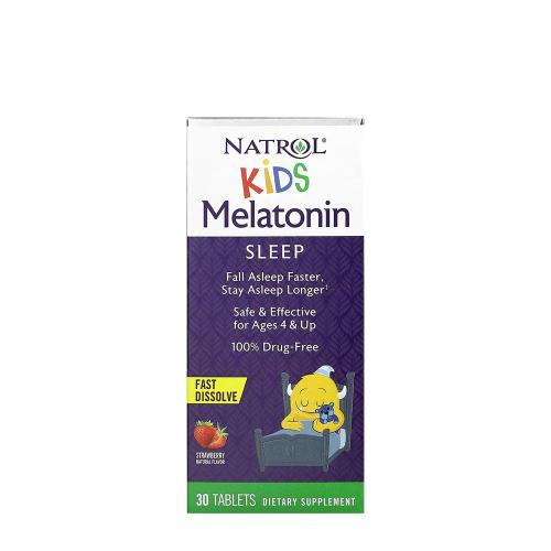 Natrol Kids Melatonin (30 Tabletten, Erdbeere)