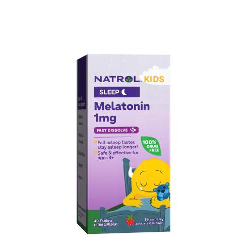 Natrol Kids Melatonin (40 Tabletten, Erdbeere)