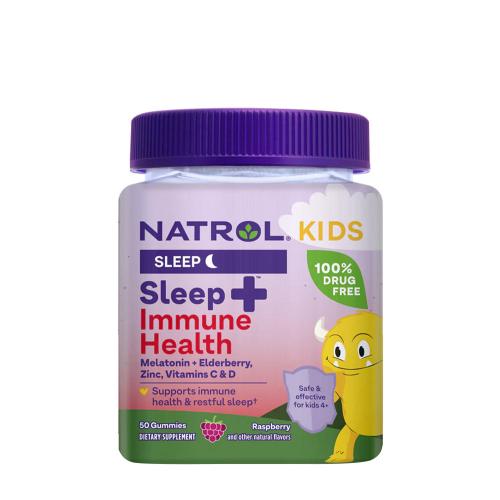 Natrol Kids Sleep + Immune Health  (50 Gummibonbons, Himbeere)