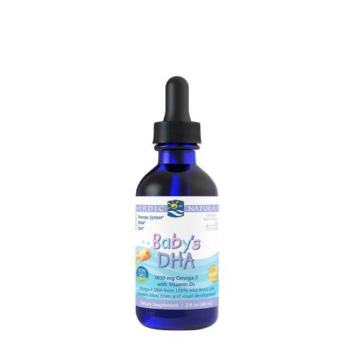 Nordic Naturals Baby's Dha With Vitamin D3 1050 mg (60 ml, Geschmacksneutral)