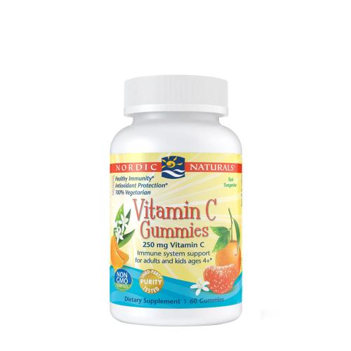 Nordic Naturals Vitamin C Gummies 250 mg  (120 Gummibonbons, Mandarine)