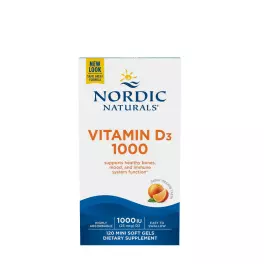 Nordic Naturals Vitamin D3 1000 (120 Weichkapseln, Orange)