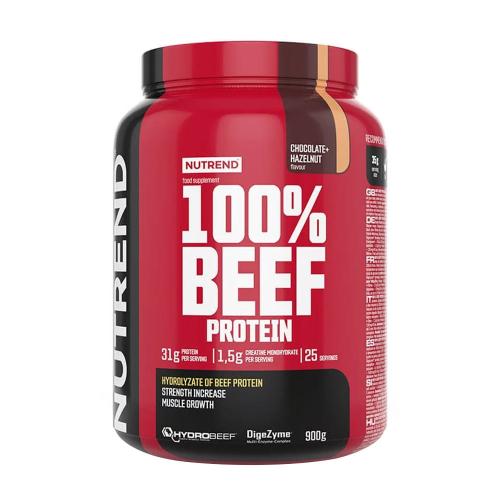 Nutrend 100% Beef Protein (900 g, Haselnuss-Schokolade)