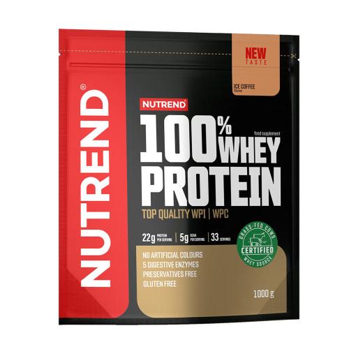 Nutrend 100% Whey Protein (1000 g, Eis Kaffee)