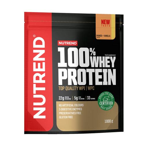 Nutrend 100% Whey Protein (1000 g, Mango & Vanille)