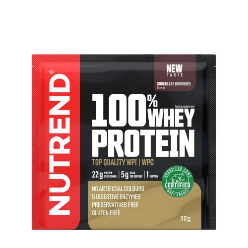 Nutrend 100% Whey Protein (30 g, Schokoladen Brownie)