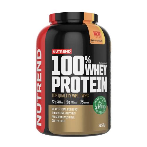 Nutrend 100% Whey Protein (2250 g, Mango & Vanille)