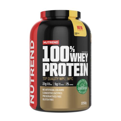 Nutrend 100% Whey Protein (2250 g, Vanille)