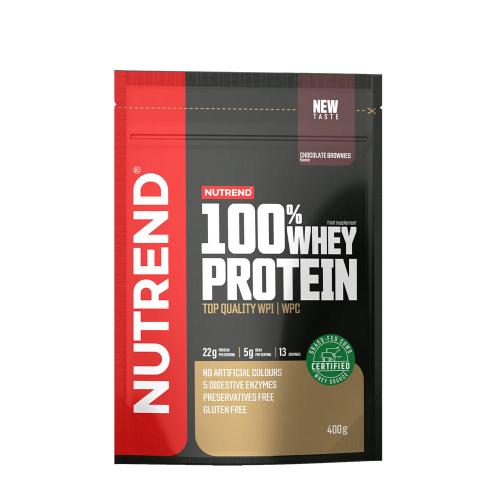 Nutrend 100% Whey Protein (400 g, Schokoladen Brownie)