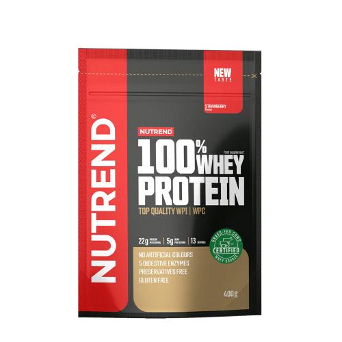 Nutrend 100% Whey Protein (400 g, Erdbeere)