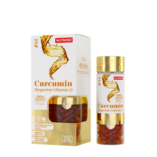 Nutrend Curcumin + Bioperine + Vitamin D (60 Kapseln)