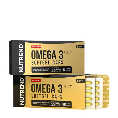 Nutrend Omega 3 Plus Softgel Caps (120 Kapseln)