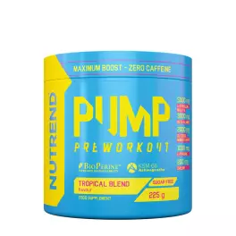 Nutrend Pump Preworkout (225 g, Tropical Blend)