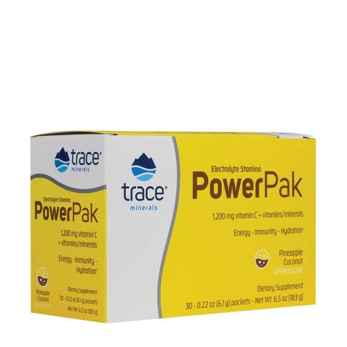 Trace Minerals Electrolyte Stamina Power Pak  (30 Packungen, Ananas-Kokos)